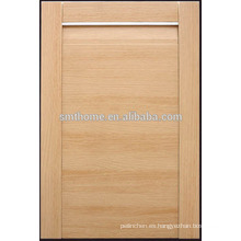 Puerta de armario de cocina de vinilo de grano de madera de PVC MDF